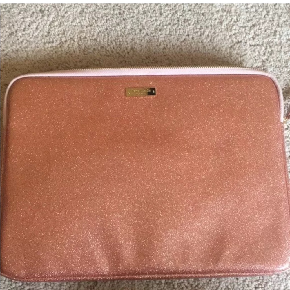 Kate spade rose gold laptop case